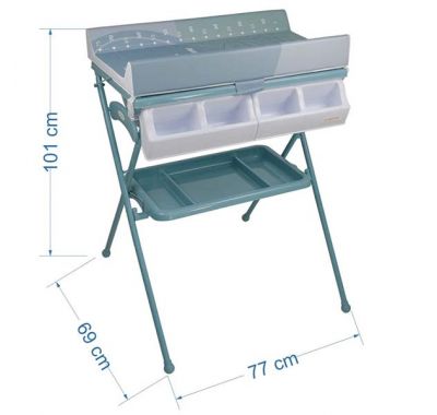 Μπανιέρα αλλαξιέρα Bebe Stars Coolness Leaf Ocean στο Bebe Maison