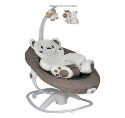 Ηλεκτρική κούνια ρηλάξ  Bebe Stars Imagine 2 in 1 Brown 255-182 στο Bebe Maison