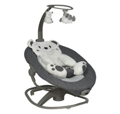Ηλεκτρική κούνια ρηλάξ Bebe Stars Imagine 2 in 1 Grey 255-186 στο Bebe Maison