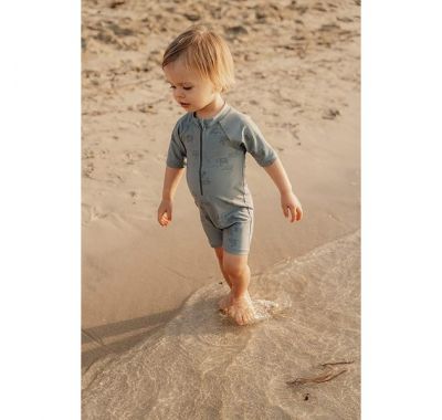 Ολόσωμο κοντομάνικο μαγιό Little DutchTurtle island olive 9-12 Μ στο Bebe Maison