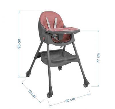 Καρέκλα Φαγητού Bebe Stars Comfy 2σε1 Apple στο Bebe Maison