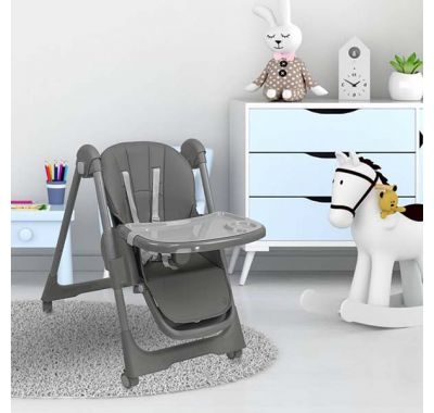 Καρέκλα Φαγητού Bebe Stars Milk Grey στο Bebe Maison