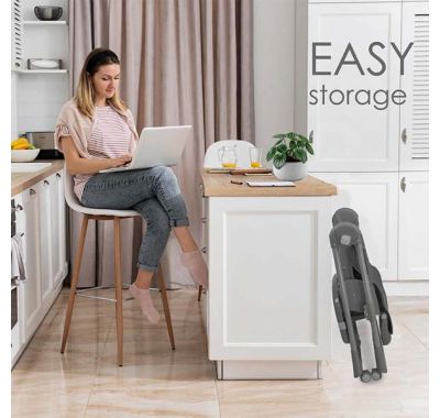 Καρέκλα Φαγητού Bebe Stars Milk Grey στο Bebe Maison