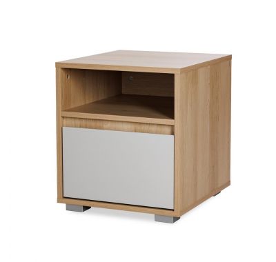 Παιδικό κομοδίνο Klups Dalia φυσικό-ανοιχτό γκρι στο Bebe Maison