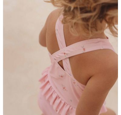 Oλόσωμο μαγιό με βολάν για κορίτσια Rosy Meadows στο Bebe Maison