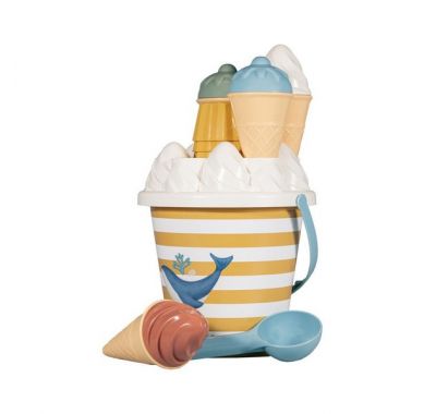 Σετ κουβαδάκια παραλίας Little Dutch Ice Cream Ocean Dreams Μπλε στο Bebe Maison