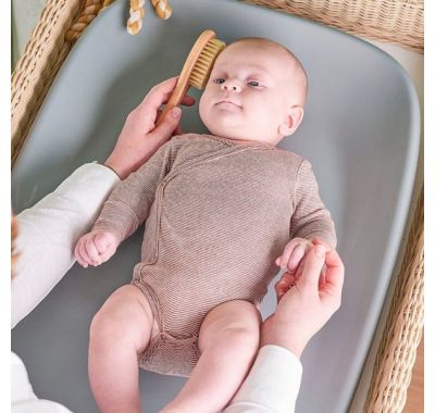 Μαλακή αλλαξιέρα σιλικόνης Nattou Softy Γκρι στο Bebe Maison