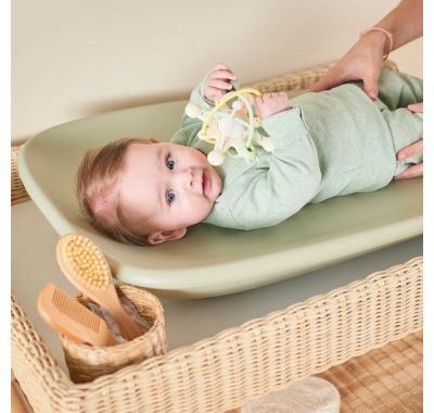 Μαλακή αλλαξιέρα σιλικόνης Nattou Softy Πράσινο στο Bebe Maison