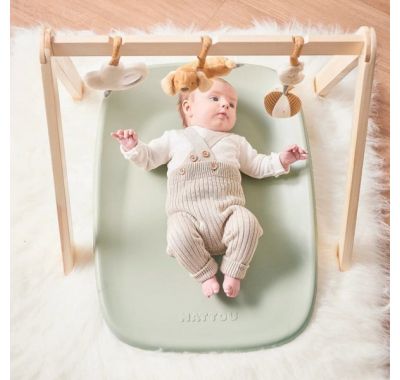 Μαλακή αλλαξιέρα σιλικόνης Nattou Softy Πράσινο στο Bebe Maison