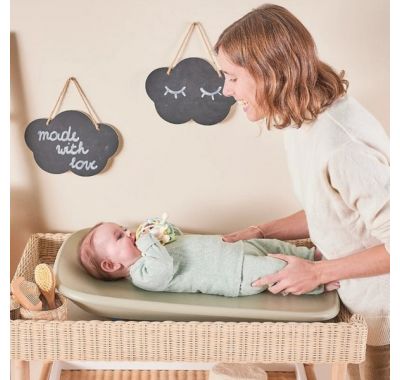 Μαλακή αλλαξιέρα σιλικόνης Nattou Softy Πράσινο στο Bebe Maison