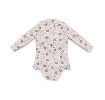 Ολόσωμο μακρυμάνικο μαγιό Little Dutch Vintage Flowers στο Bebe Maison