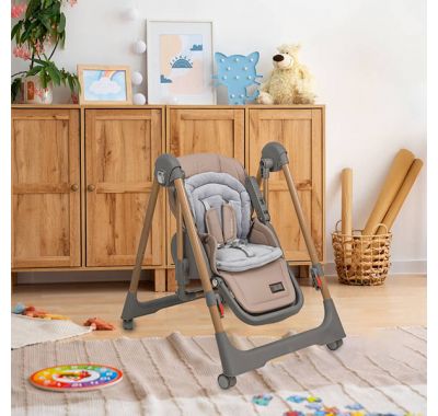 Καρέκλα Φαγητού-Κούνια Bebe Stars Nuovo 2σε1 Mocha στο Bebe Maison