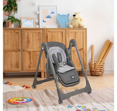 Καρέκλα Φαγητού-Κούνια Bebe Stars Nuovo 2σε1 Grey στο Bebe Maison