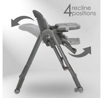 Καρέκλα Φαγητού-Κούνια Bebe Stars Nuovo 2σε1 Grey στο Bebe Maison