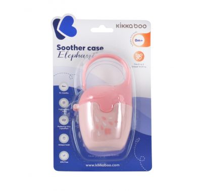 Θήκη πιπίλας Kikka Boo Elephant Pink στο Bebe Maison