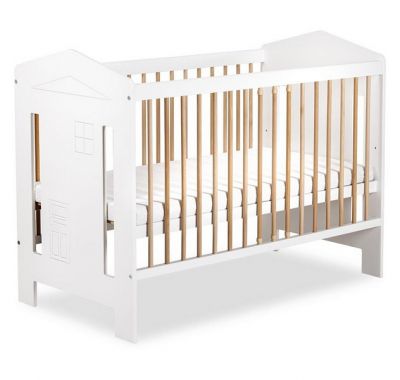 Ολοκληρωμένο βρεφικό δωμάτιο Klups Ida λευκό - φυσικό 120*60cm στο Bebe Maison