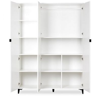 Βρεφική τρίφυλλη ντουλάπα Klups Mia 137x52x191 στο Bebe Maison