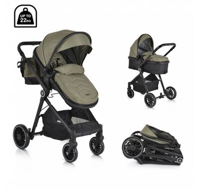 Πολυκαρότσι 3 σε 1 Moni Rio green στο Bebe Maison
