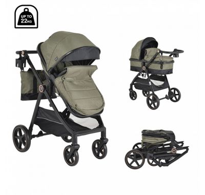 Πολυκαρότσι 3 σε 1 Moni Tokyo Green στο Bebe Maison