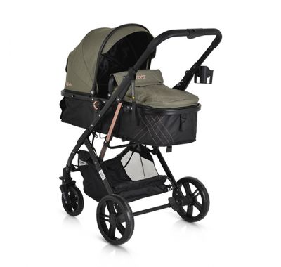 Πολυκαρότσι 3 σε 1 Moni Rafaello olive green στο Bebe Maison