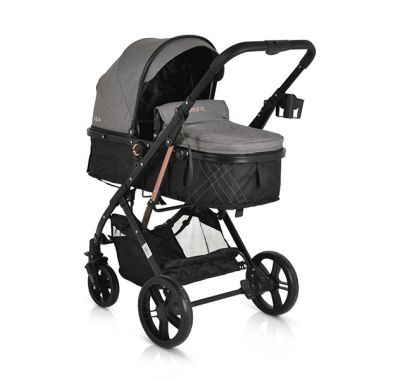 Πολυκαρότσι 2 σε 1 Moni Rafaello grey στο Bebe Maison