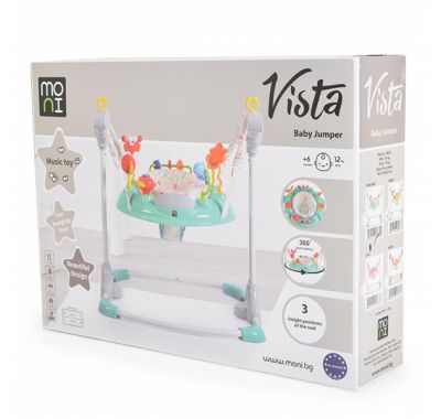 Βρεφικό τραμπολίνο Cangaroo Vista white στο Bebe Maison