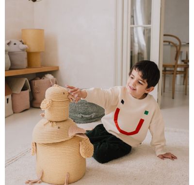 Μίνι καλάθι αποθήκευσης Lorena Canals Charlie το κοτοπουλάκι στο Bebe Maison