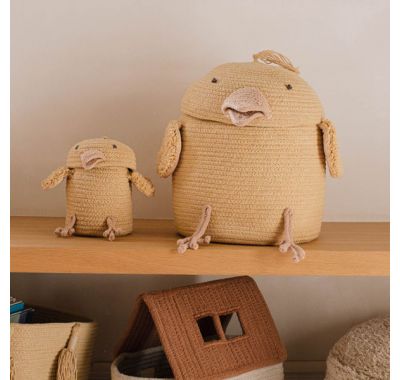 Μίνι καλάθι αποθήκευσης Lorena Canals Charlie το κοτοπουλάκι στο Bebe Maison