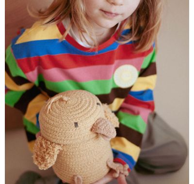 Μίνι καλάθι αποθήκευσης Lorena Canals Charlie το κοτοπουλάκι στο Bebe Maison