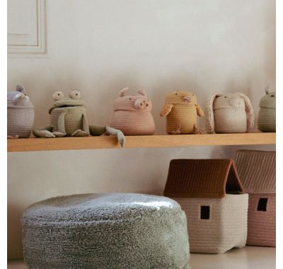 Μίνι καλάθι αποθήκευσης Lorena Canals Charlie το κοτοπουλάκι στο Bebe Maison