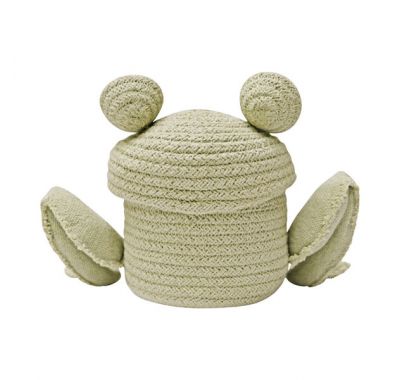 Μίνι καλάθι αποθήκευσης Lorena Canals Fred ο βάτραχος στο Bebe Maison