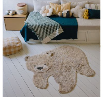 Χαλί δωματίου Lorena Canals Αρκούδος 120x122 στο Bebe Maison