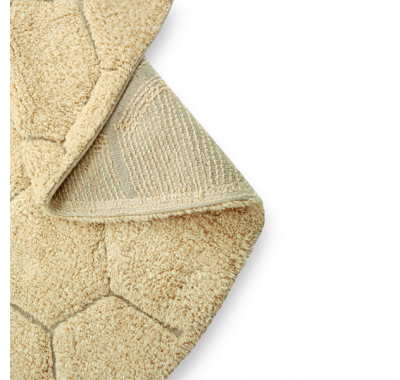Χαλί δωματίου στρόγγυλο Lorena Canals Round Honeycomb Golden 140 εκ. στο Bebe Maison