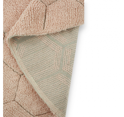 Χαλί δωματίου στρόγγυλο Lorena Canals Round Honeycomb Rose 140 εκ. στο Bebe Maison