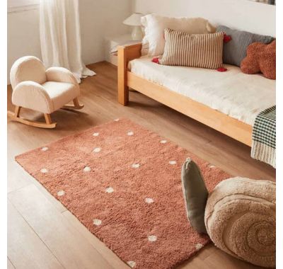 Χαλί δωματίου Lorena Canals Mini Dot - Chestnut 100 x 150 εκ. στο Bebe Maison