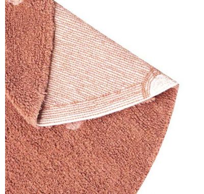 Χαλί δωματίου στρογγυλό Lorena Canals Dot - Chestnut 140 εκ. στο Bebe Maison