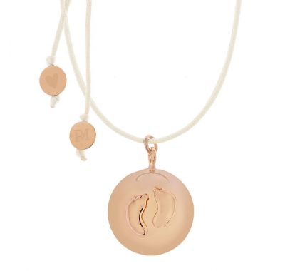 Μενταγιόν εγκυμοσύνης ProudMama Bola Sofie Rose Gold Πατουσάκια στο Bebe Maison