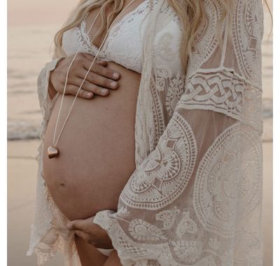 Μενταγιόν εγκυμοσύνης ProudMama Bola Sofie Rose Gold Πατουσάκια στο Bebe Maison