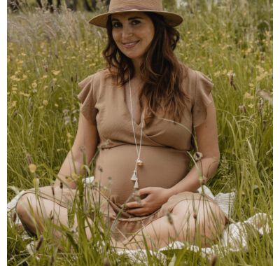 Μενταγιόν εγκυμοσύνης ProudMama Anais Pink στο Bebe Maison