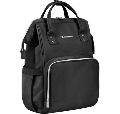 Τσάντα αλλαξιέρα / σακίδιο πλάτης Kikka Boo Siena Black Silver στο Bebe Maison