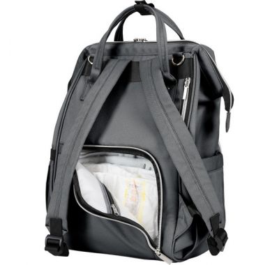 Τσάντα αλλαξιέρα / σακίδιο πλάτης Kikka Boo Siena Dark grey στο Bebe Maison