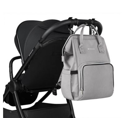 Τσάντα αλλαξιέρα/ σακίδιο πλάτης Kikka Boo Siena Light grey στο Bebe Maison