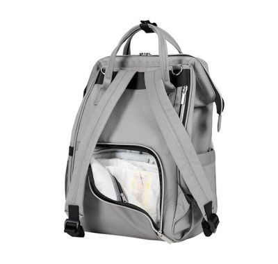 Τσάντα αλλαξιέρα/ σακίδιο πλάτης Kikka Boo Siena Light grey στο Bebe Maison