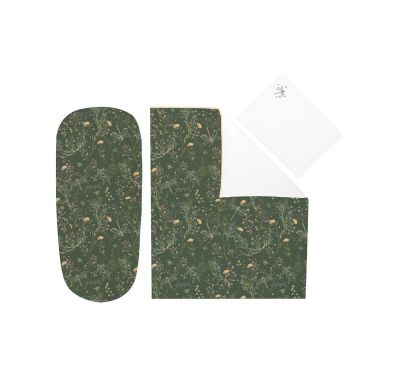 Σετ προίκας για πορτ-μπεμπέ Kikka Boo Secret Garden Green 6τμχ στο Bebe Maison