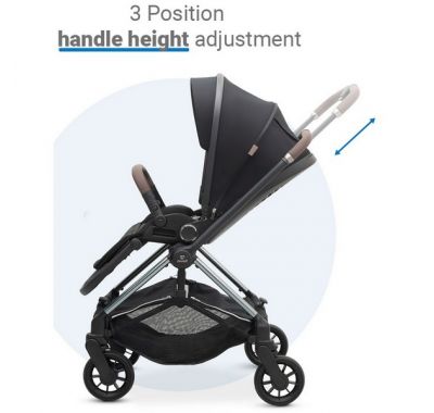 Βρεφικό καρότσι Dovadi Mio Midnight Black στο Bebe Maison