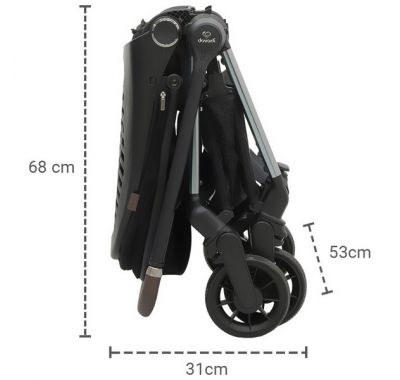Πολυκαρότσι Dovadi Mio 2 σε 1 Midnight Black στο Bebe Maison