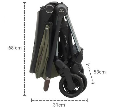 Βρεφικό καρότσι Dovadi Mio Forest Green στο Bebe Maison