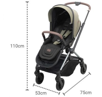 Βρεφικό καρότσι Dovadi Mio Forest Green στο Bebe Maison