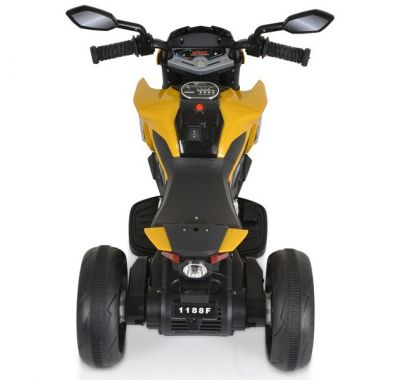 Ηλεκτροκίνητη παδική μηχανή Moni Colombo yellow στο Bebe Maison