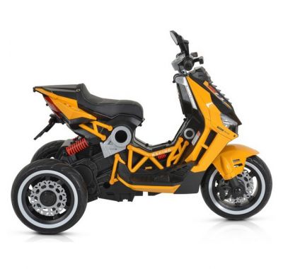 Ηλεκτροκίνητη παδική μηχανή Moni Napoli yellow στο Bebe Maison